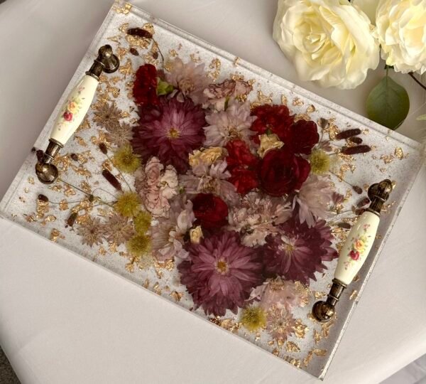 Tray, real flower preservation - 14x10x1.5 inches.