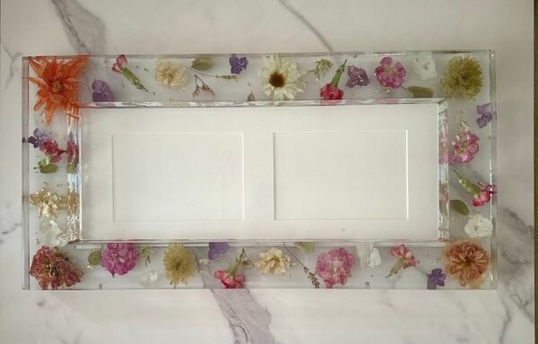 Photo Frame - Free standing chunky to fit 16x6 holds 2x 4x6 Photo