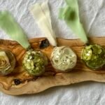 Christmas flower bauble handmade with real preserved flowers in clear resin, floral Christmas keepsake ornament